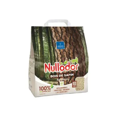 Litière Nullodor bois de sapin